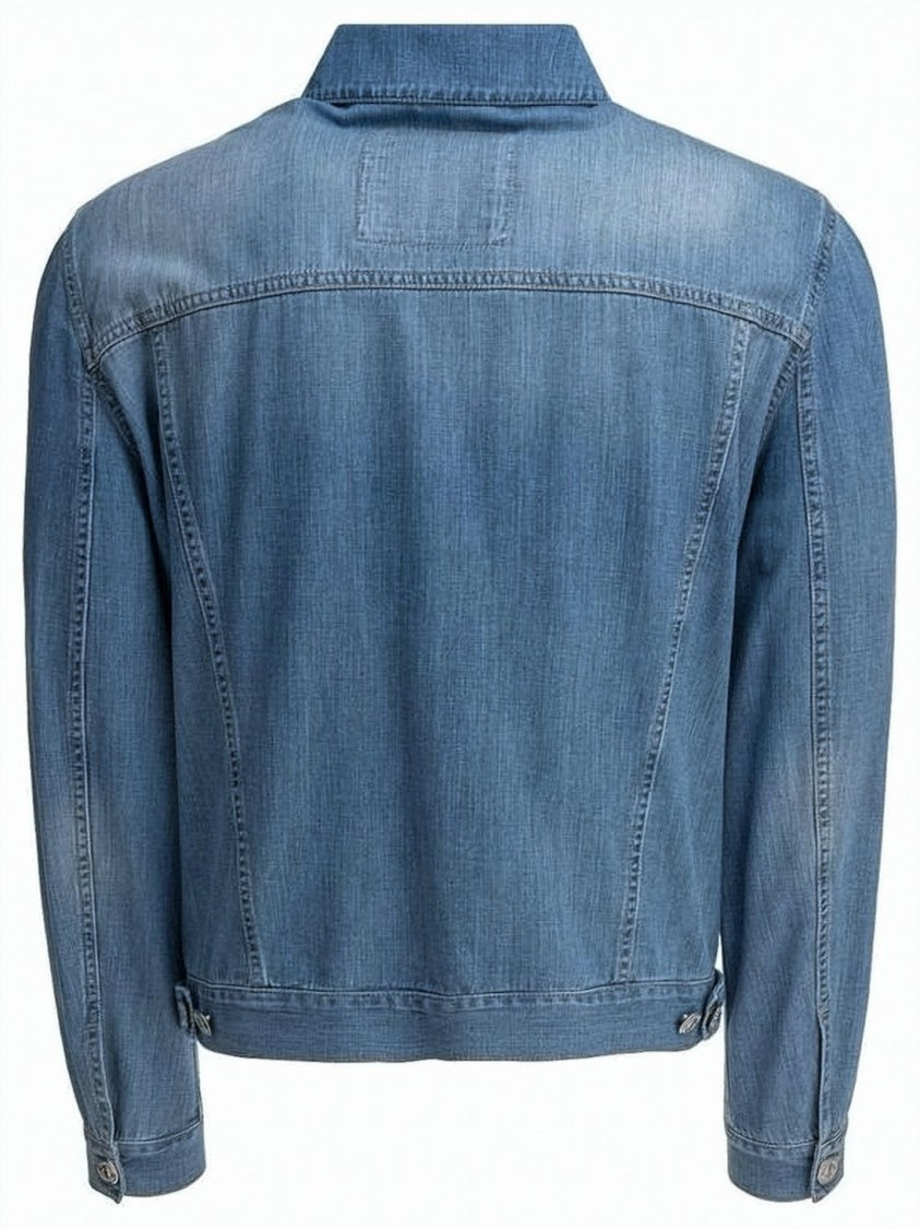 Brunello Cucinelli Structured Denim Jacket With Classic Button-Up Design