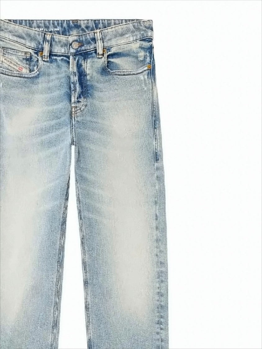 Diesel Light-Wash Denim Jeans With Classic Five-Pocket Styling