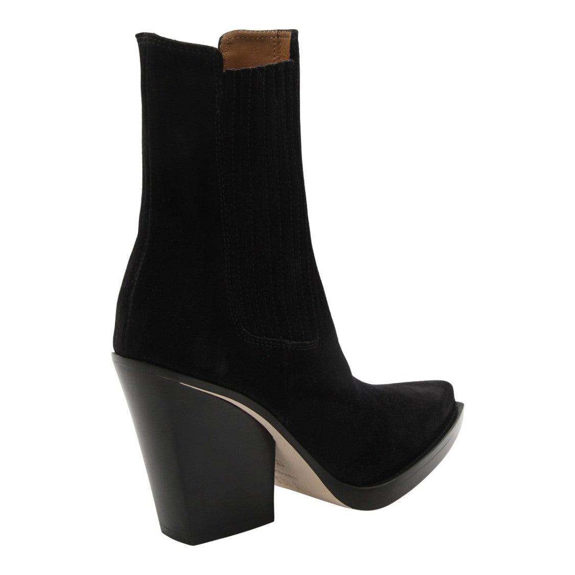 Paris Texas Pointed Toe Boots With Heel