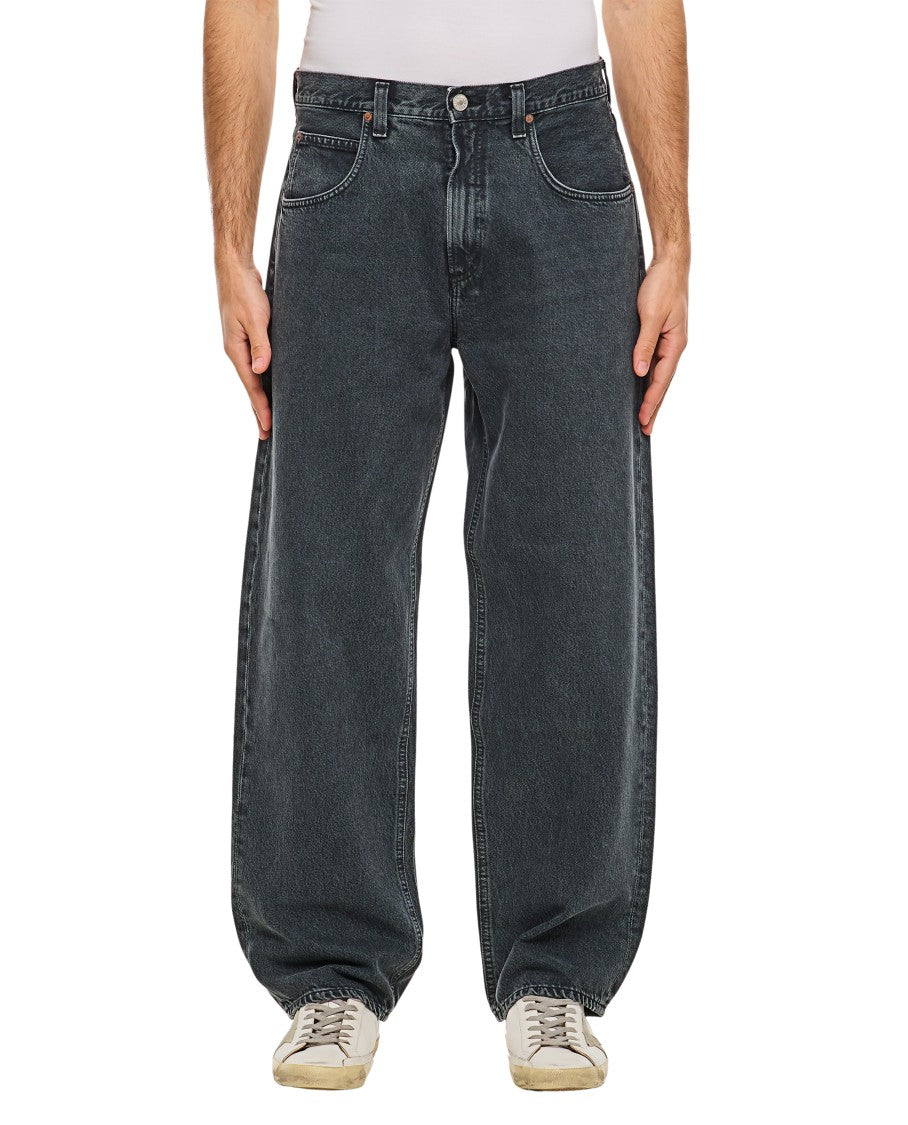 Agolde Faded Relaxed Wide-Leg Fusion Jeans