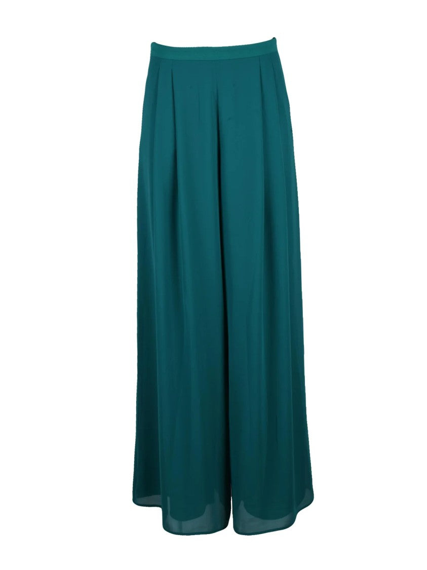 Pennyblack High-Waist Wide-Leg Trousers With Pleated Detailing