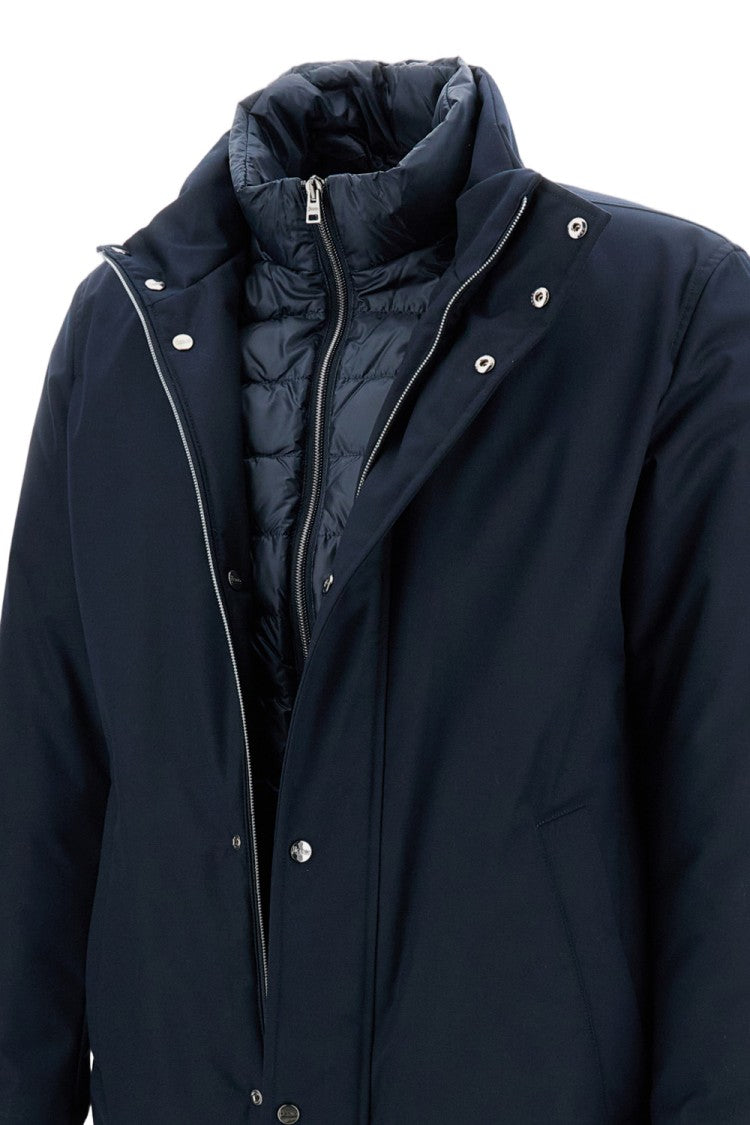 Herno Coat In New Business Fabric