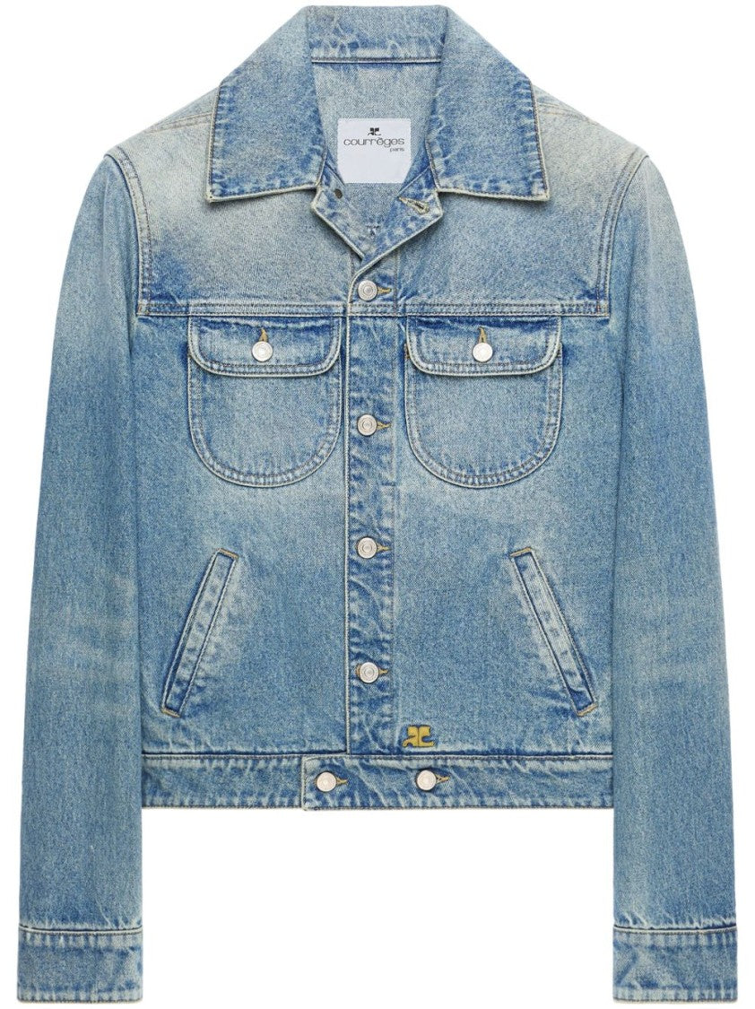 Courrèges Classic Blue Denim Jacket