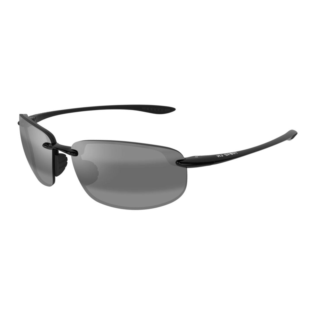 Maui Jim Hookipa Rimless Sunglasses With Rectangular Lenses