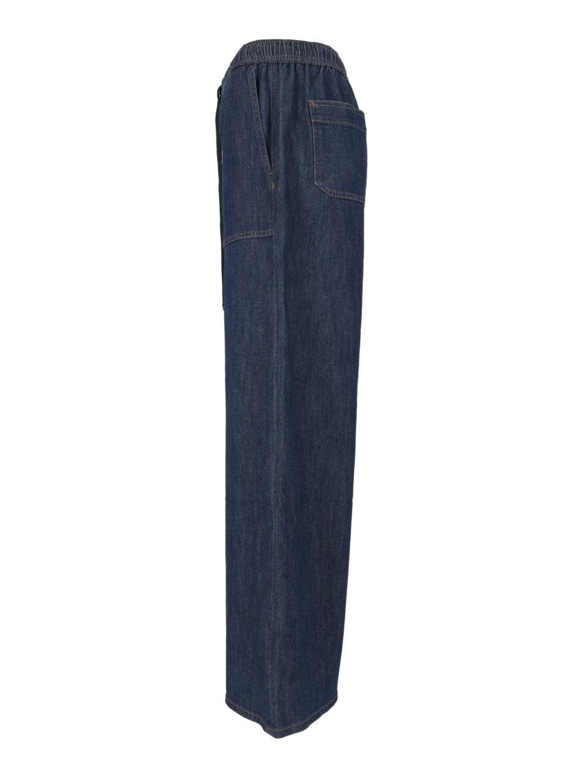 7 For All Mankind Halona Utility Pull On Wide-Leg Jeans