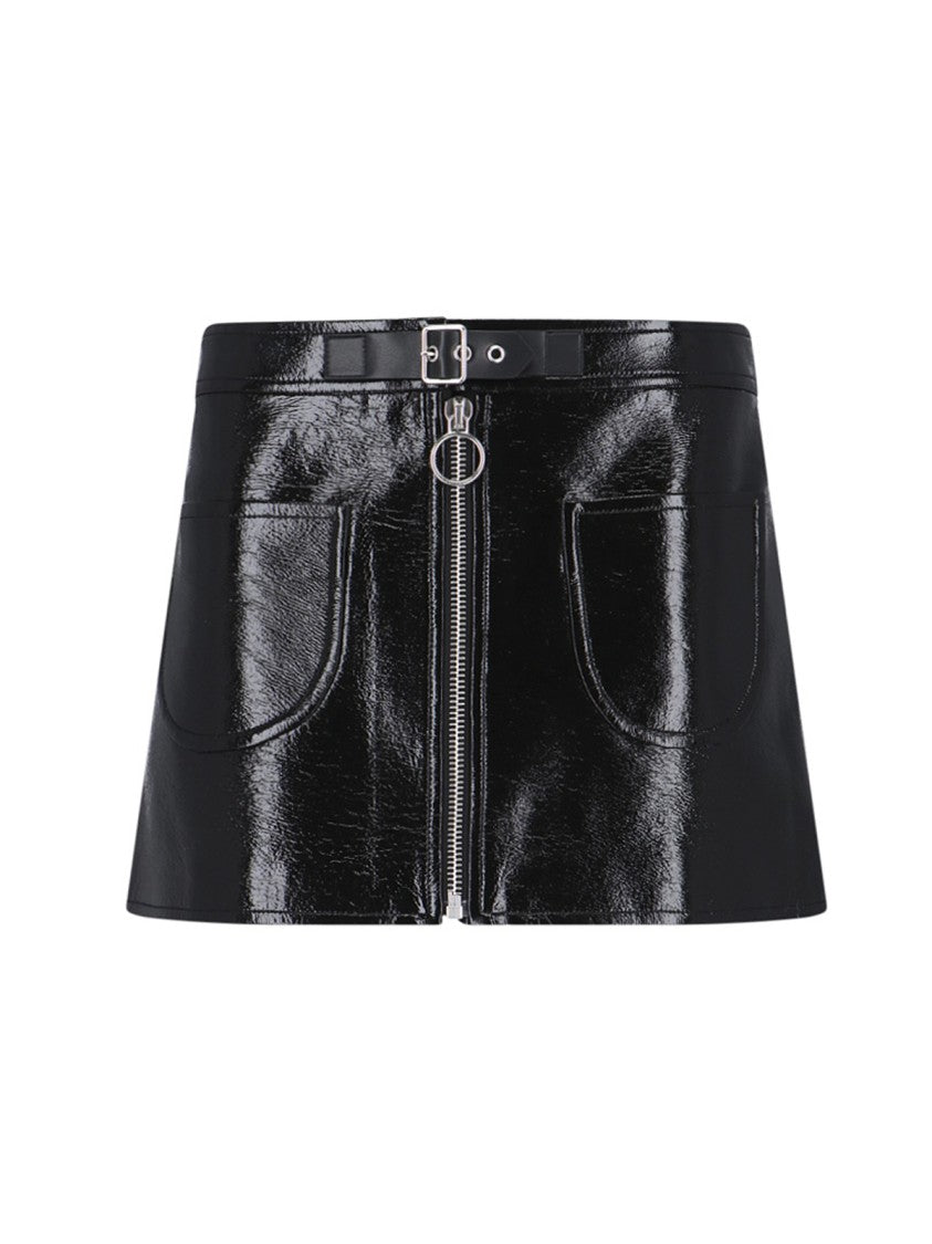 Courrèges "Buckled Zipped" Mini Skirt