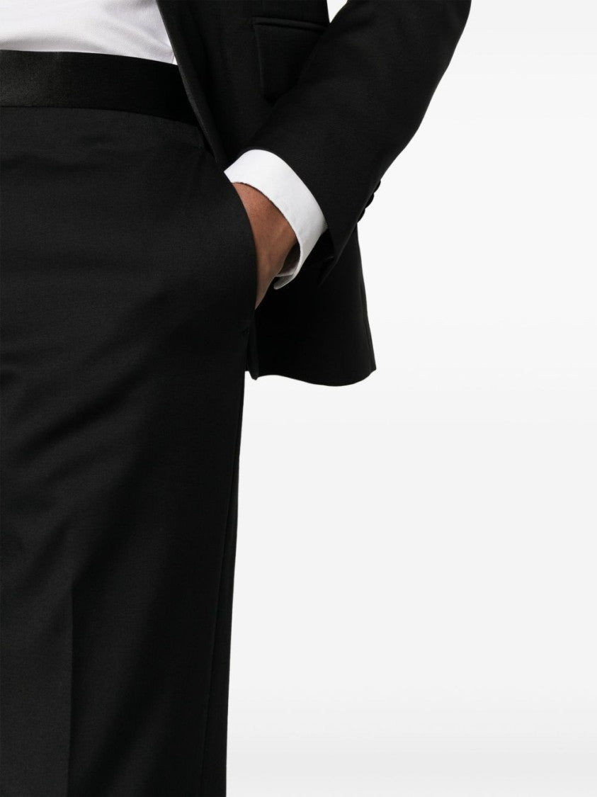 Tagliatore Black Vicuña Wool Suit