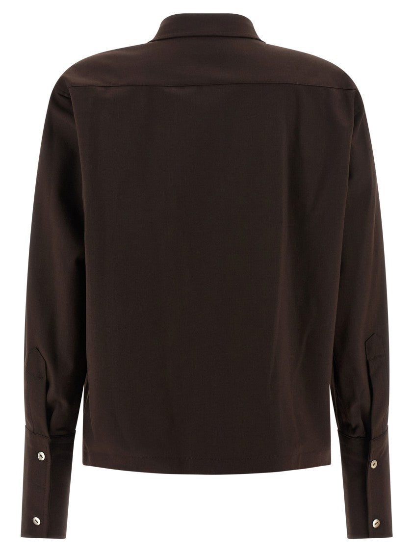 The Latest Wool Blend Button-Up Shirt