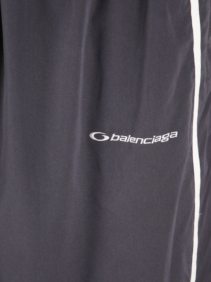 Balenciaga Mid-Rise Trousers With Unique Contrasting Panels