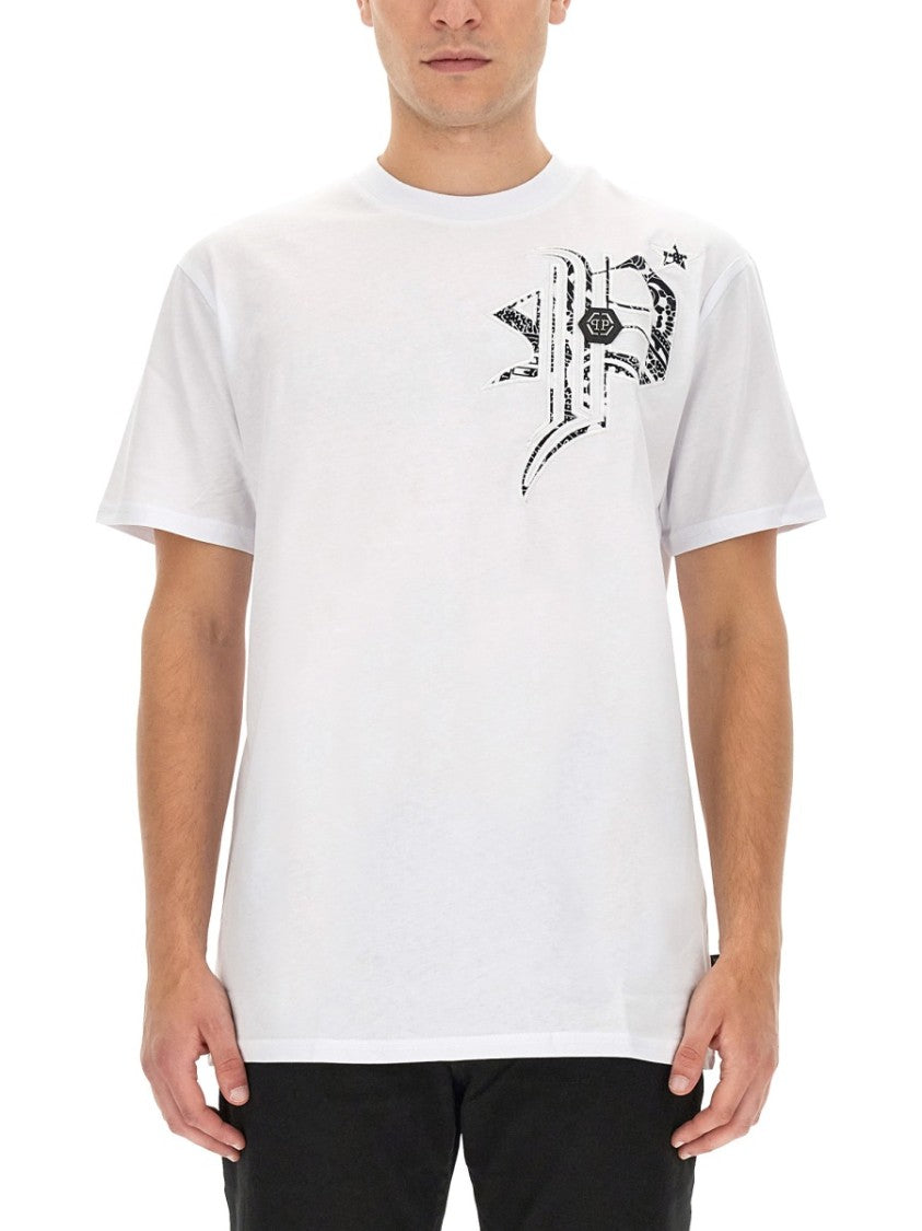 Philipp Plein Regular Fit Cotton T-Shirt