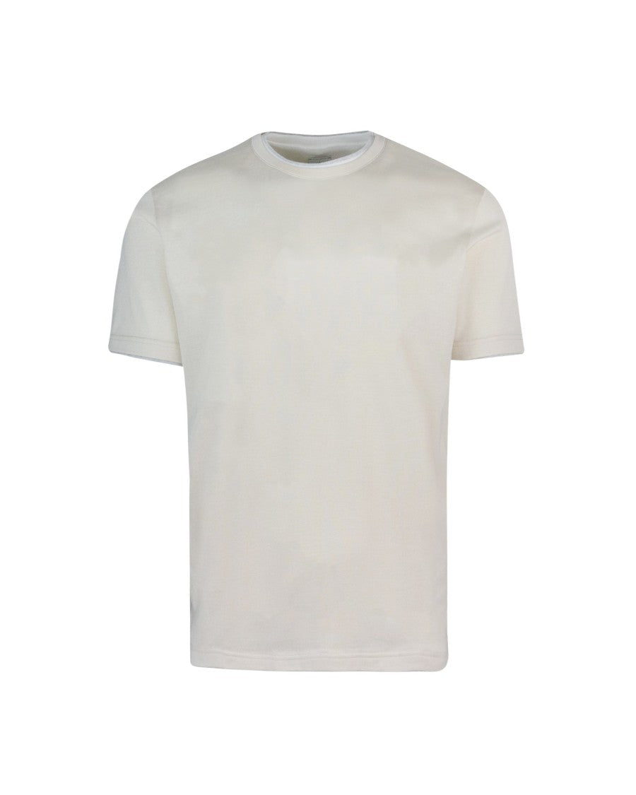 Eleventy Beige Crewneck T-Shirt