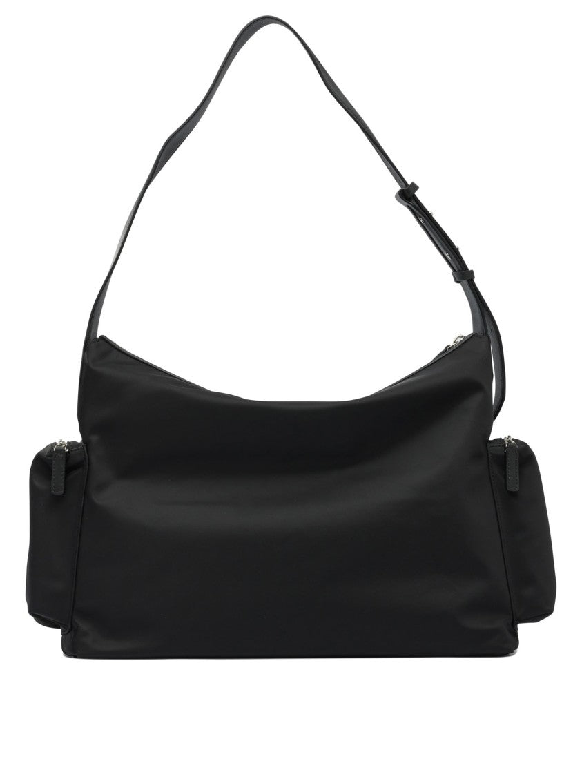 Mcm Nylon Shoulder Bag With Spacious Compartments
