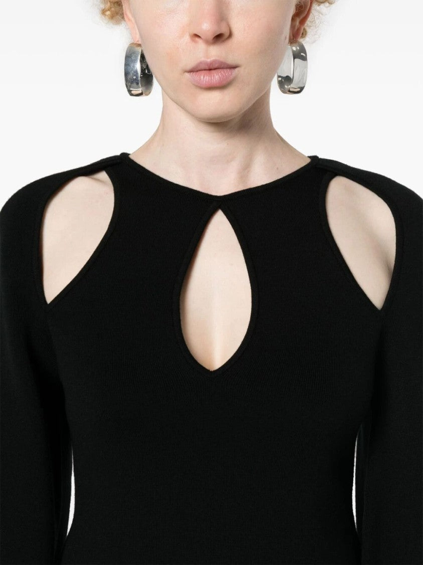Chloé Fitted Black Top