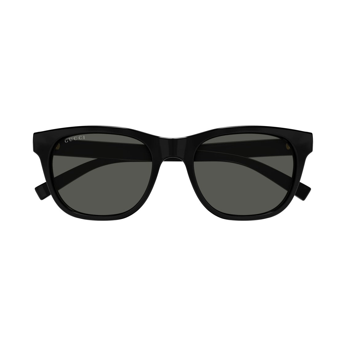 Gucci Rectangular Frame Sunglasses With Glossy Finish
