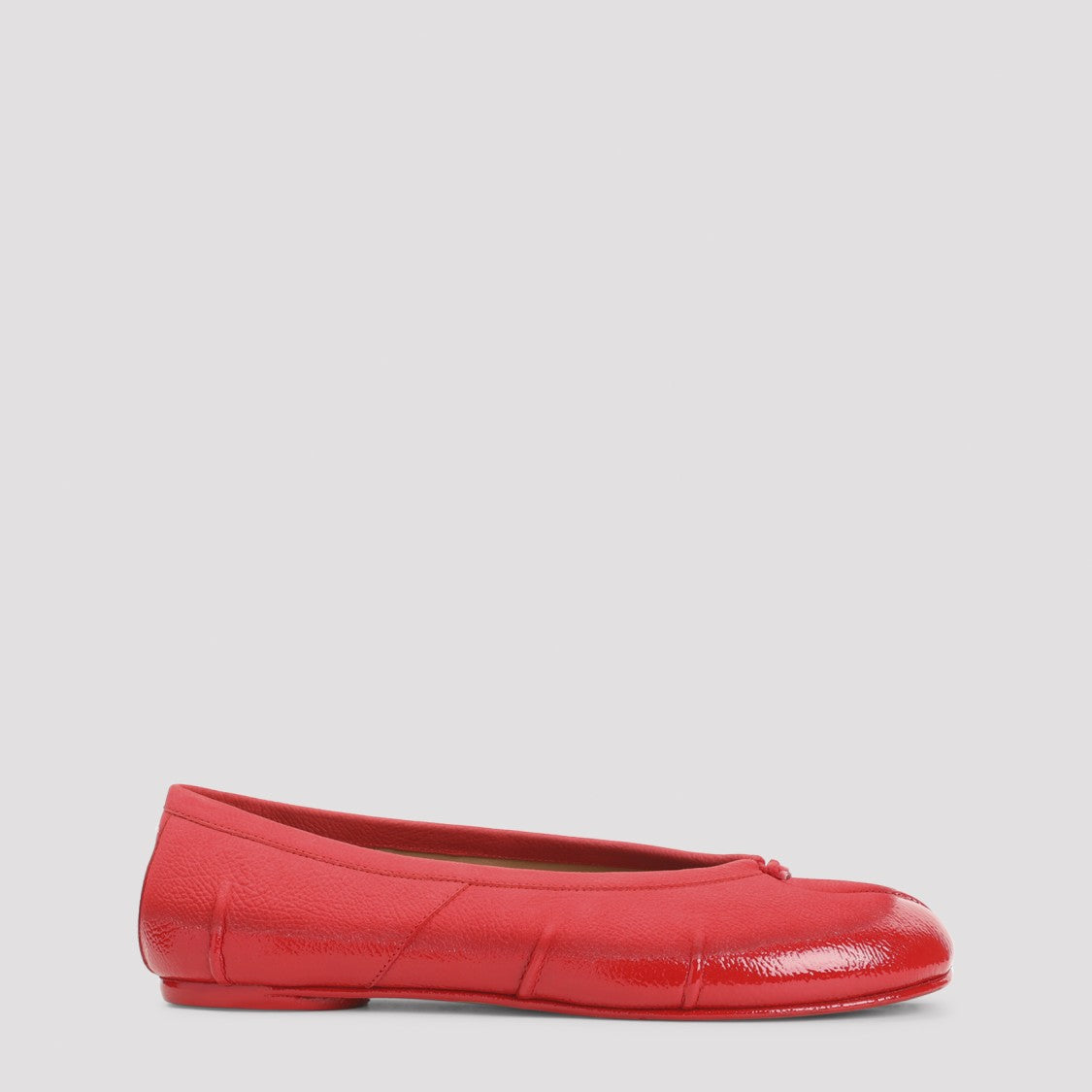 Maison Margiela Glossy Red Ballerina Flats