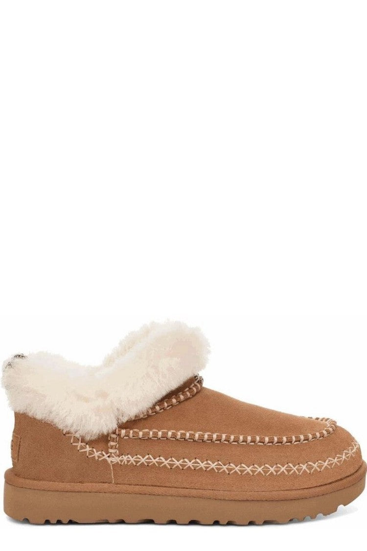 Ugg Suede Ugg Boots With Plush Wool Lining And Eva Sole