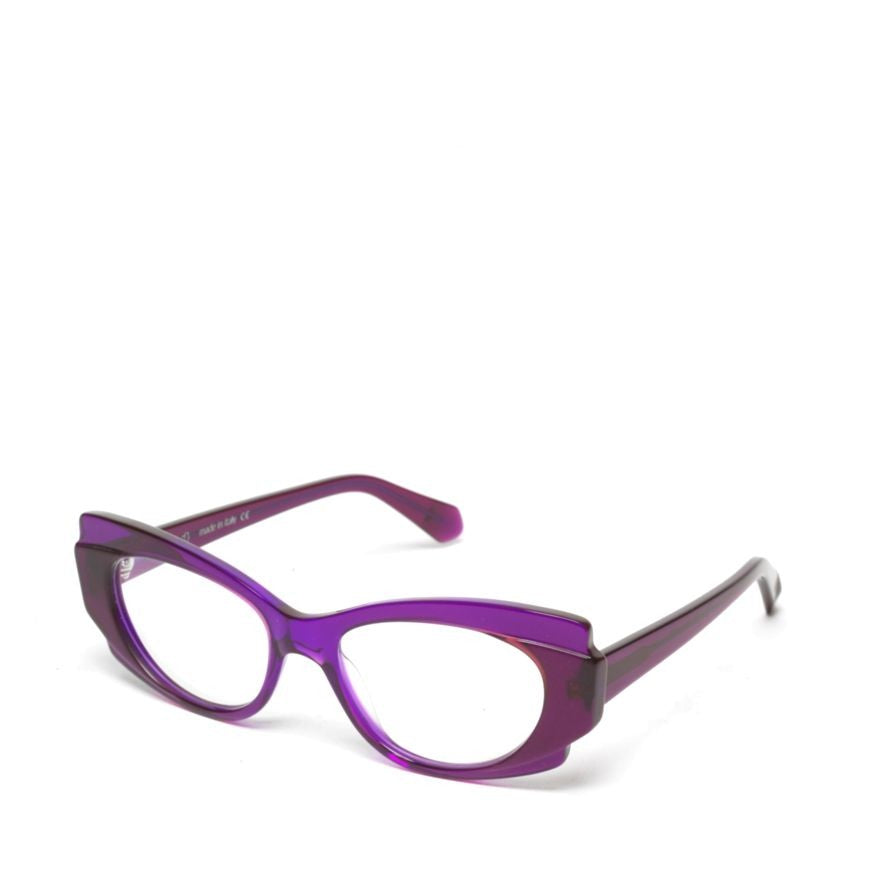 Rewind Chaos Theory Bold Cat-Eye Glasses With Thick Acetate Frame