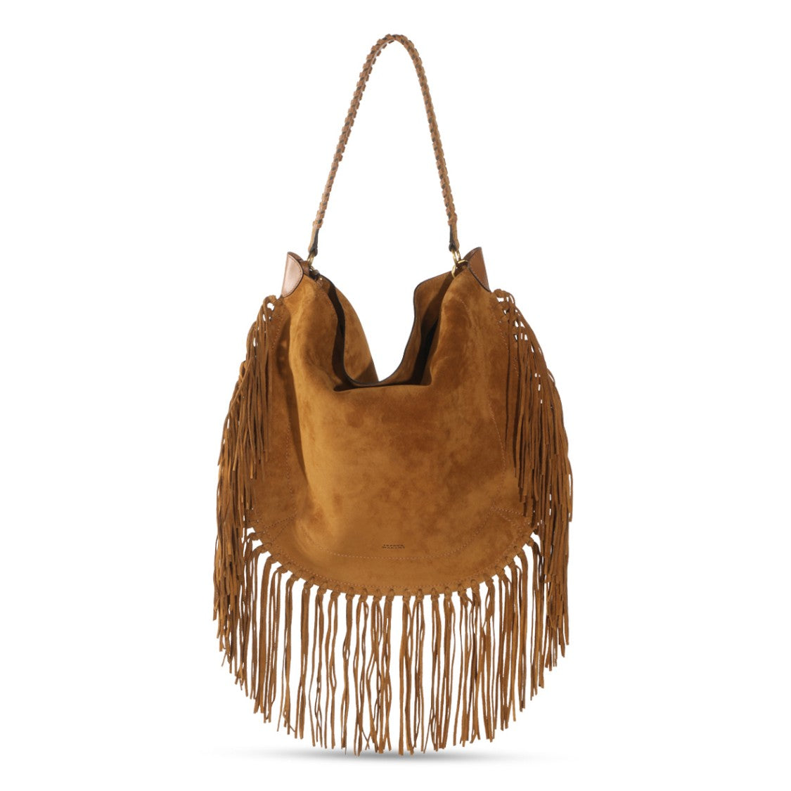 Isabel Marant Soft Suede Bag With Fringe Detailing