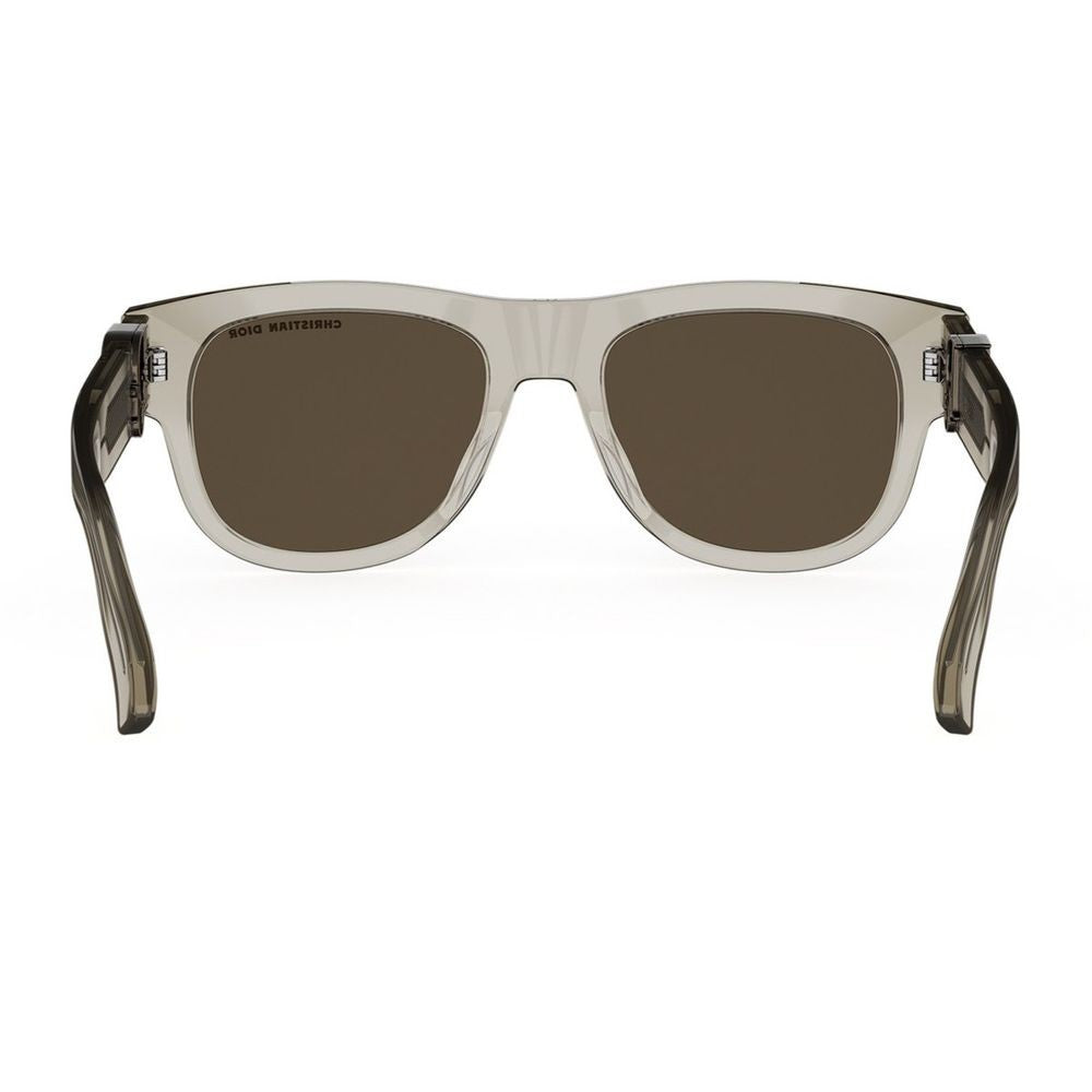 Dior Oblique S4i Transparent Beige Square Glasses