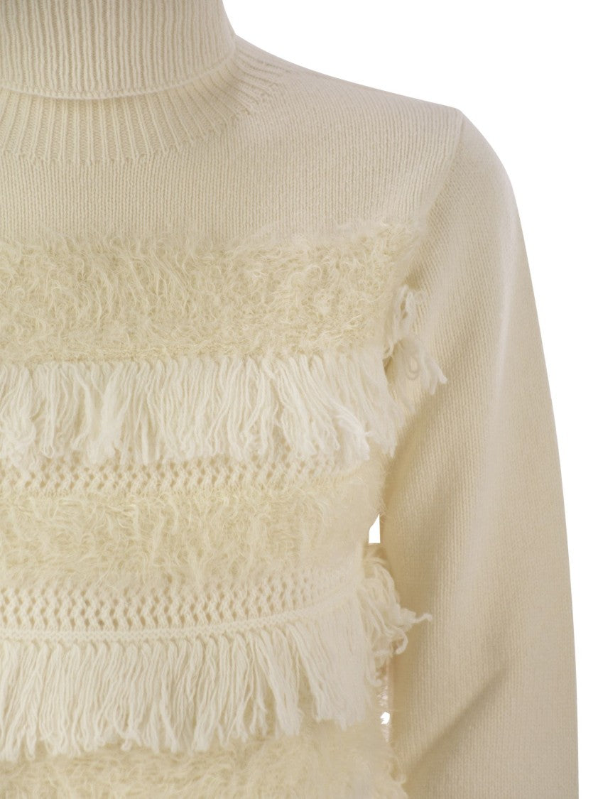 Vanisé Wool And Cashmere Blend Turtleneck Sweater