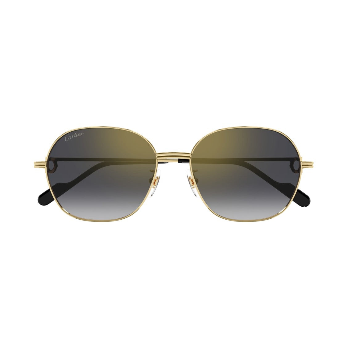 Cartier Ct0569sa Thin Gold Metal Frame Sunglasses
