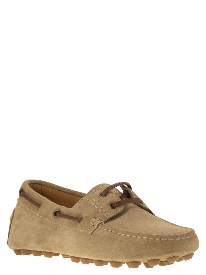 Tod's Rubber Bubble Suede Boat