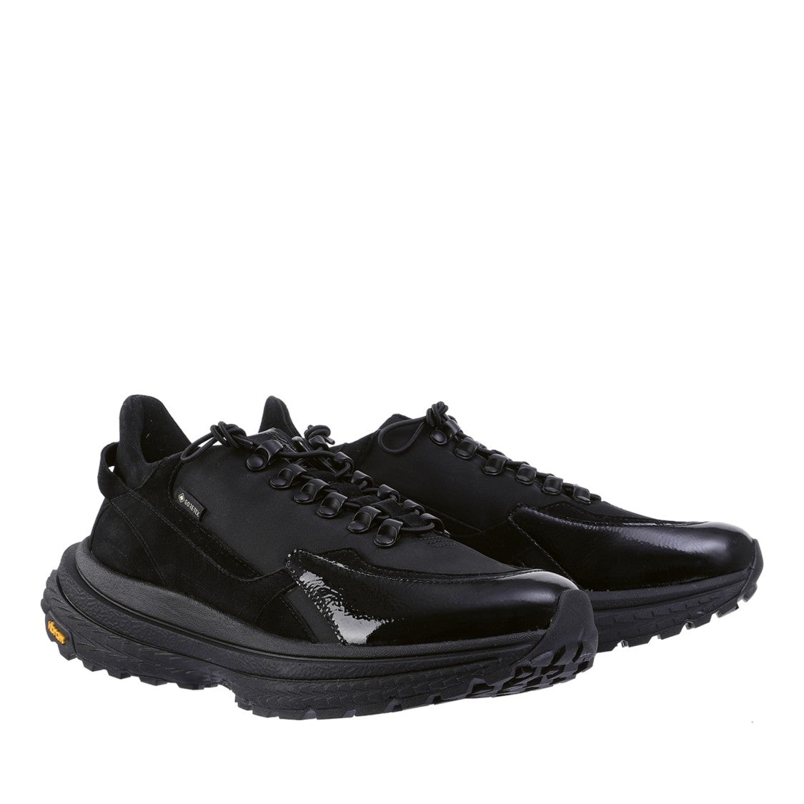 Högl Black Zac Recycled-Textile Wedge Sneakers