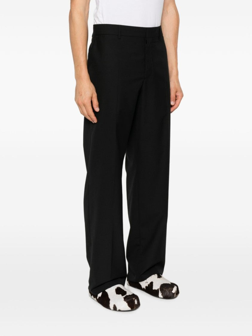 Moschino Straight-Leg Trousers With Classic Waistband And Tailored Finish