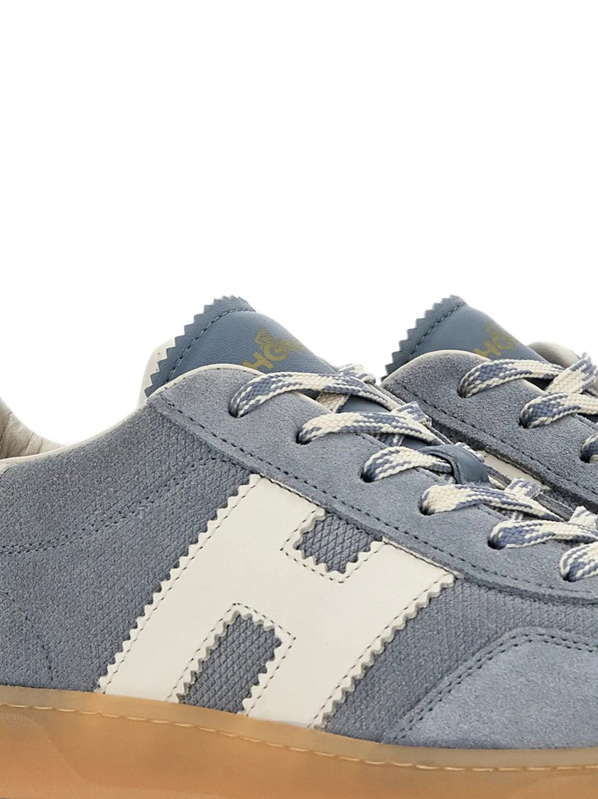 Hogan Light Blue Sneakers With Retro And Contemporary Elements