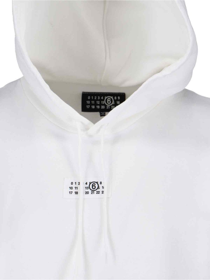Mm6 By Maison Margiela "Numeric" Hoodie – White