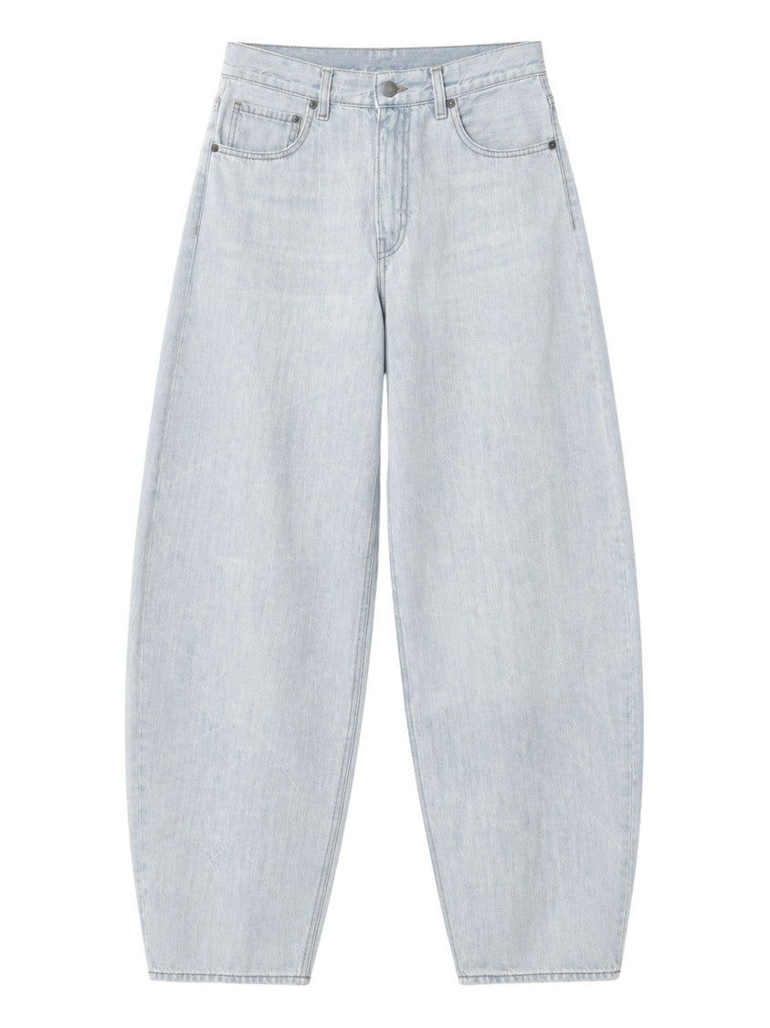 Haikure Light Blue Rounded Leg Denim Jeans