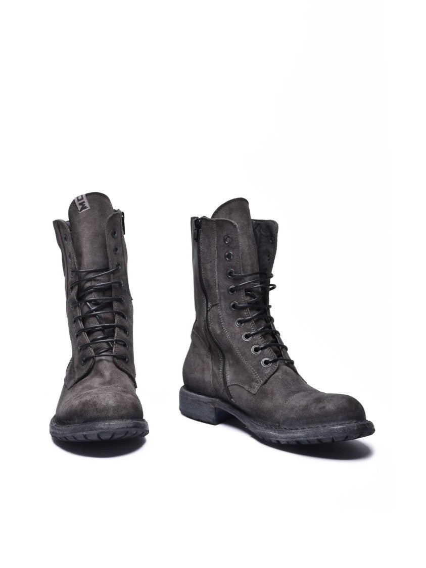 Moma Grey Suede Bootie
