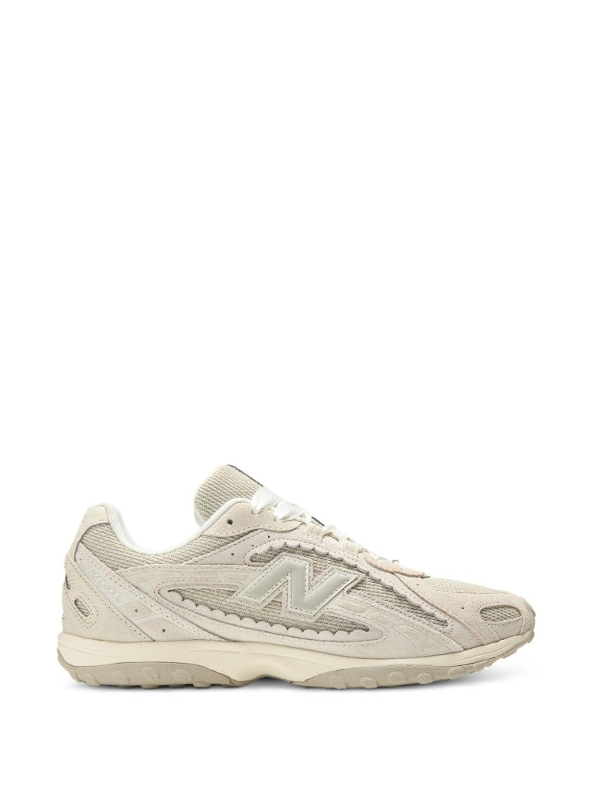 New Balance Low-Profile Sneakers With Layered Textures And Cushioned Sole