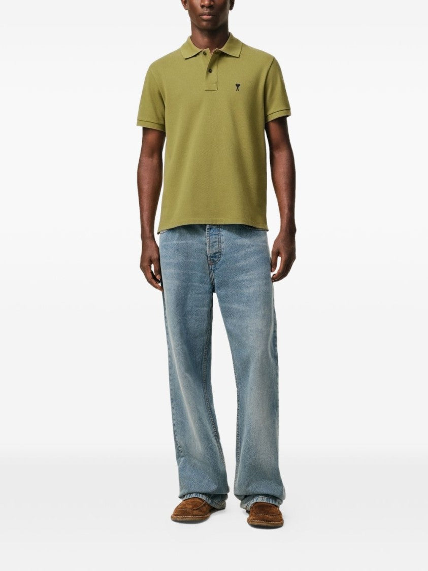 Ami Paris Short-Sleeved Polo Shirt