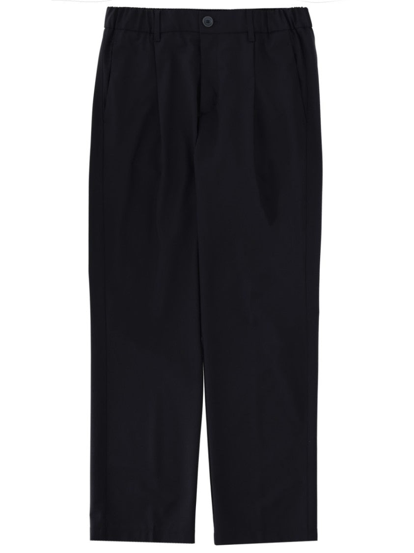 Herno Straight-Leg Wool Blend Tapered Pants