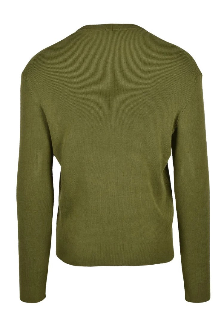 Drumohr V-Neck Cardigan - Green