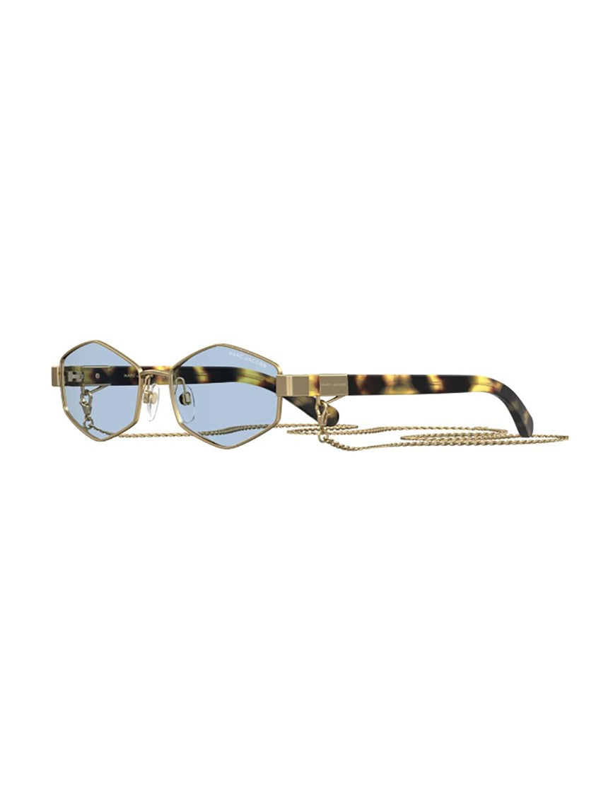 Marc Jacobs Marc 496/S Hexagonal Metallic Sunglasses