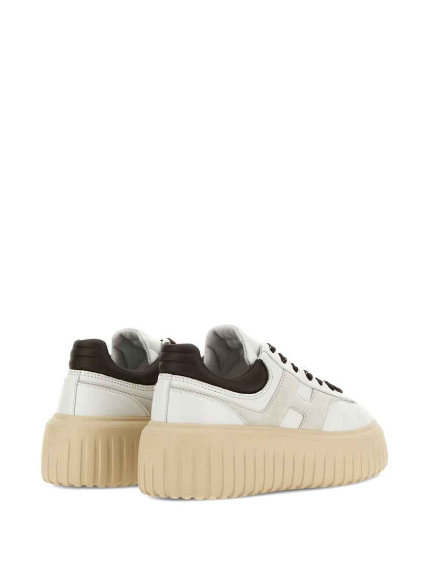 Hogan Platform Sneakers In Soft Sheepskin