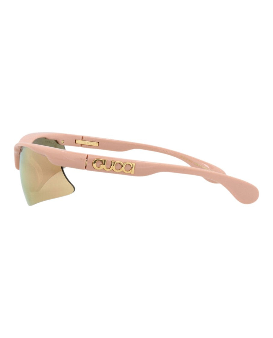 Gucci Shield-Frame Injection Sunglasses
