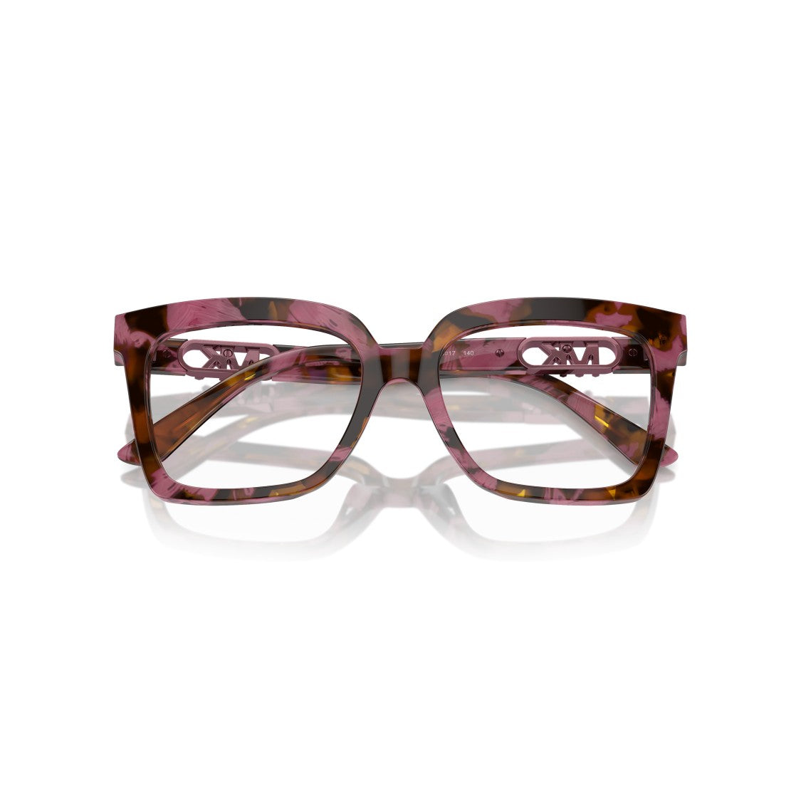 Michael Kors 0Mk4119u Oversized Square Frame Sunglasses With Marbled Pattern