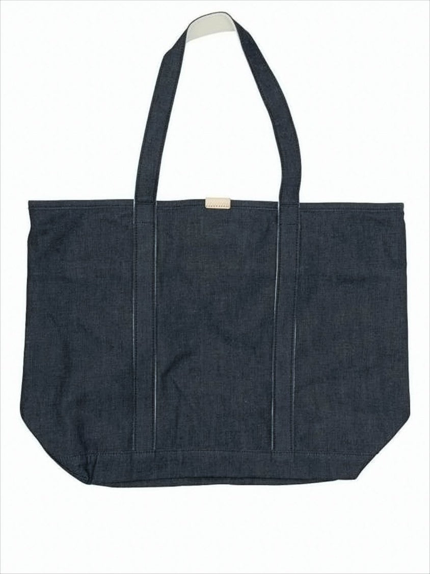Porter Rectangular Blue Cotton Shoulder Bag