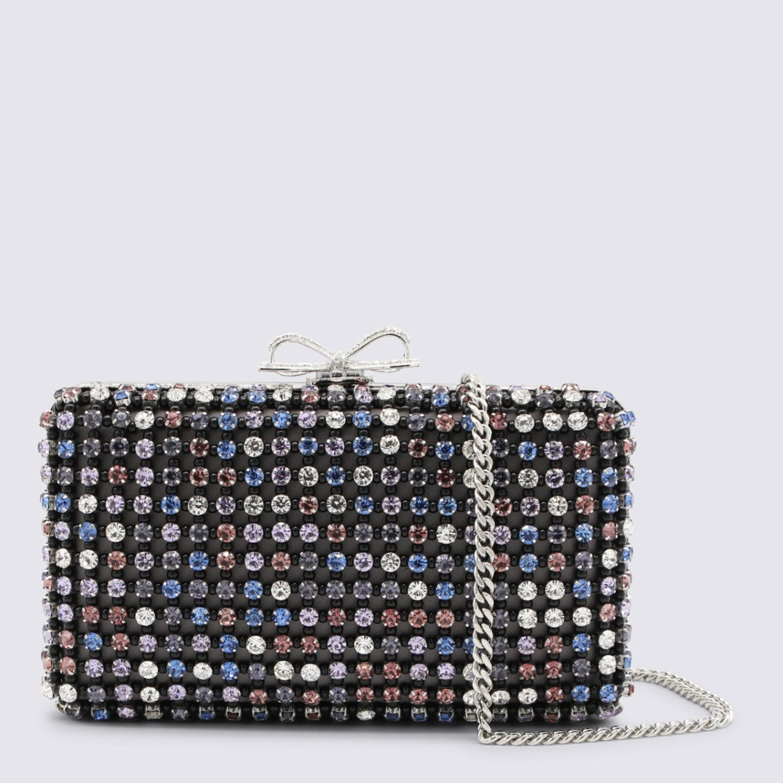 Self-Portrait Multicolor Embellished Clutch