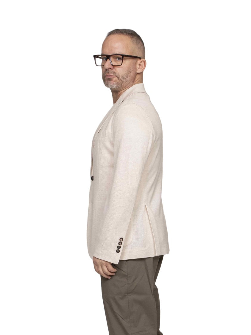 Circolo 1901 Single-Button Notch Lapel Tailored Blazer