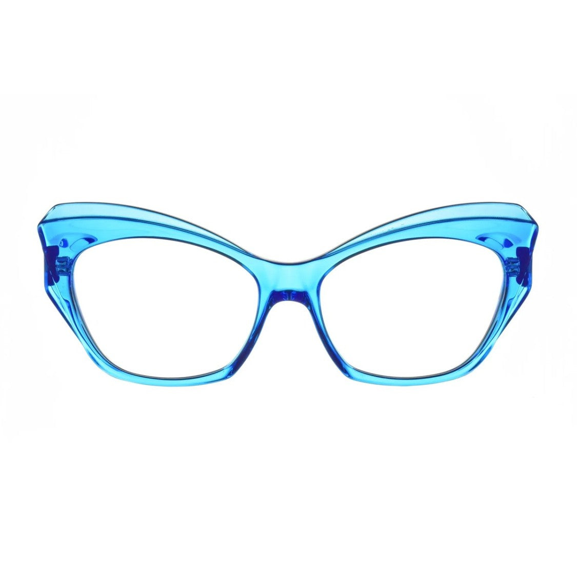 Kirk&Kirk Turquoise Michelle Acrylic Cat-Eye Sunglasses