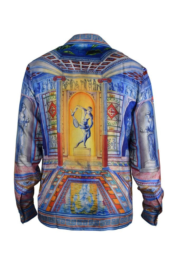 Casablanca Multicolor Silk “Le Temple” Shirt