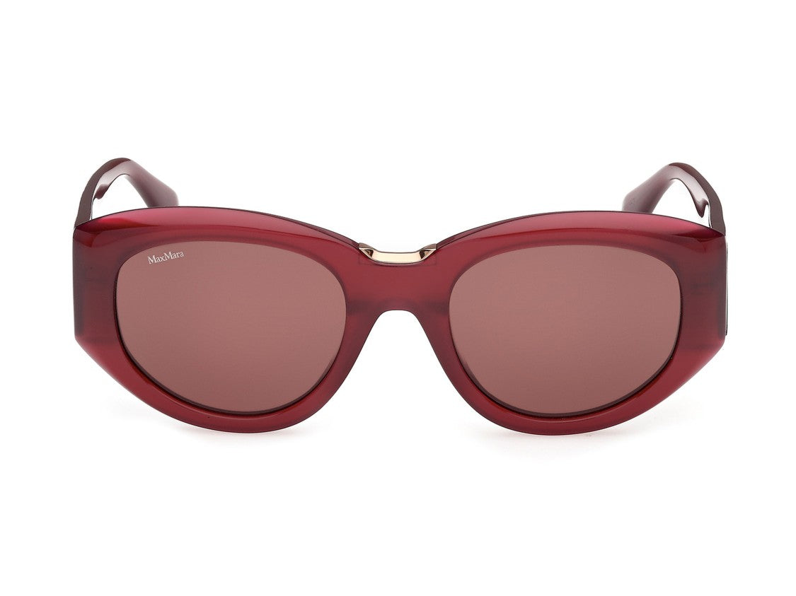 Max Mara Glossy Mm0198 Oversized Cat-Eye Acetate Sunglasses
