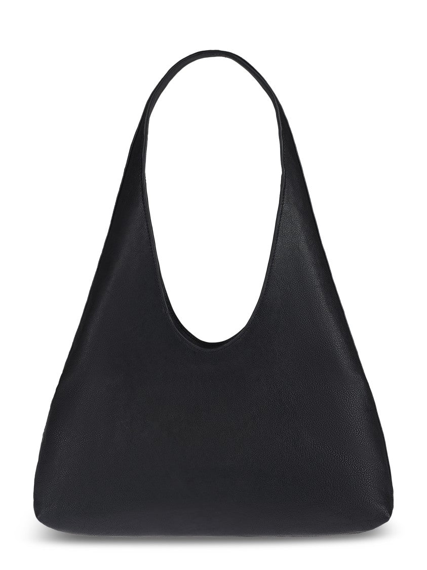 Alexander Wang Small Hobo Bag With Textured Leather And Embossed Logo