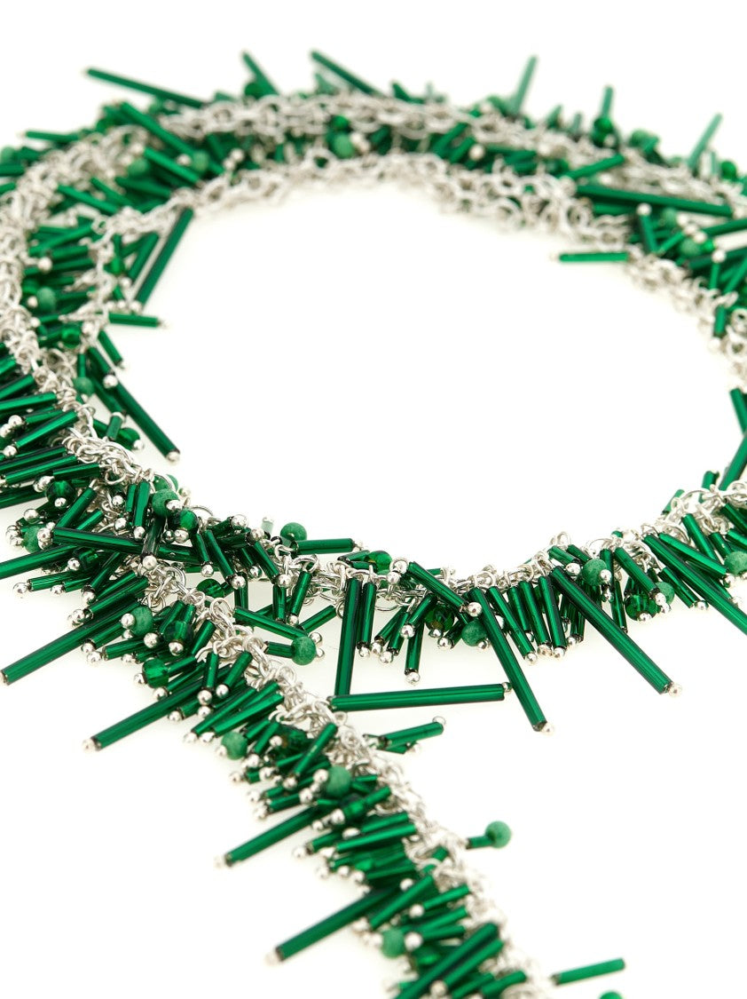 Dries Van Noten 'Embroidered Scarf' Necklace