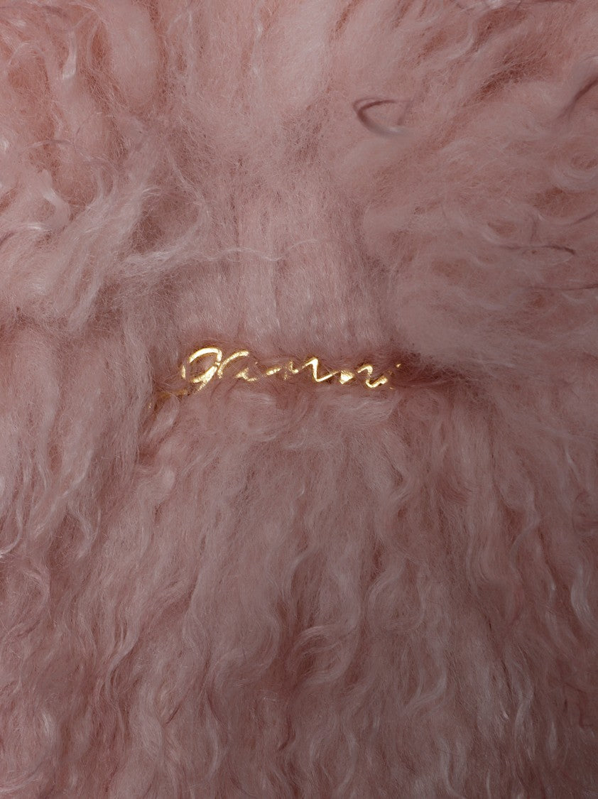 Ganni Long Pile Alternative Scarf