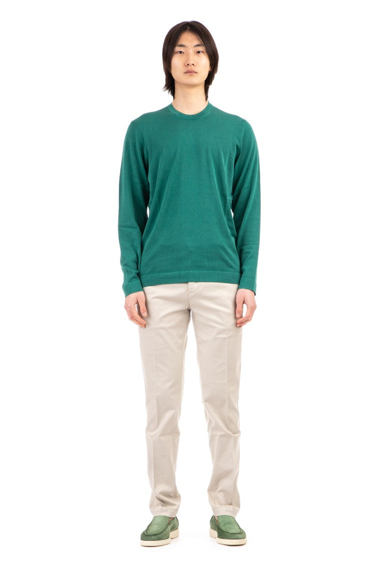 Drumohr Frosted Cotton Crewneck